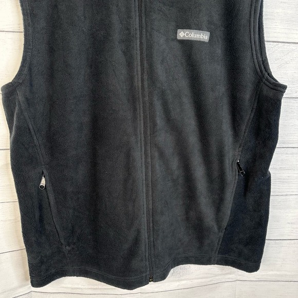 Columbia Mens size Large Steens Mountain Fleece Vest Black 1639261 - Picture 4 of 8